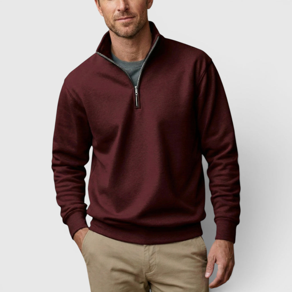Victor Stand Collar Quarter Zip Pullover