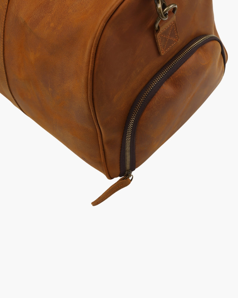 Ashford Leather Weekender - Mance Wear Brown