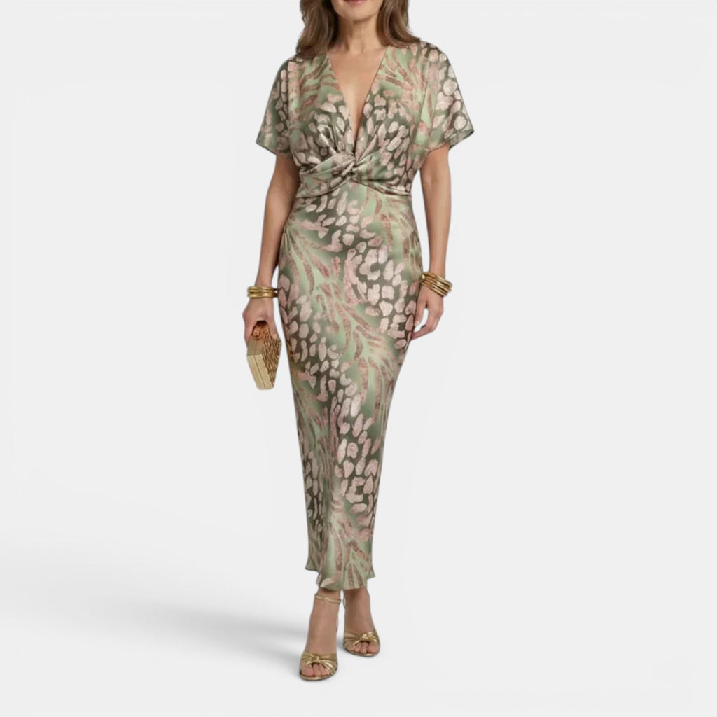 Kayla | Midi Dress Flattering Defined Waist Occasion Wear