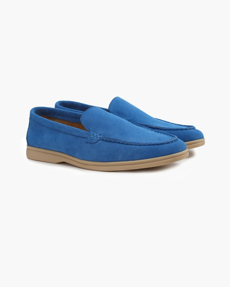 Suede Loafers - Mance Wear Blue / 4