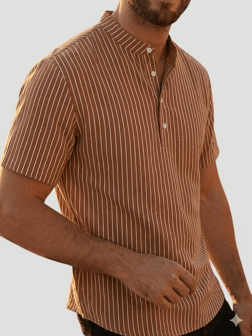 Nathan | Men’s Breathable Linen Shirt Relaxed Summer