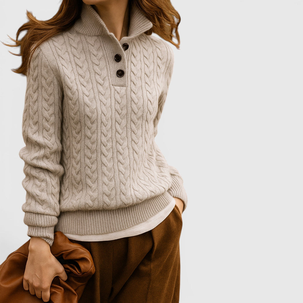 Sofia Wool Cashmere Blend Sweater