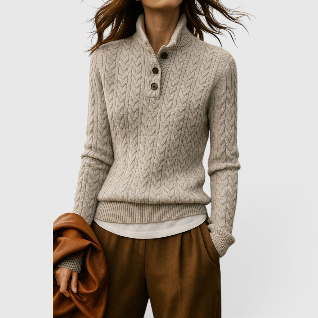 Sofia Wool Cashmere Blend Sweater