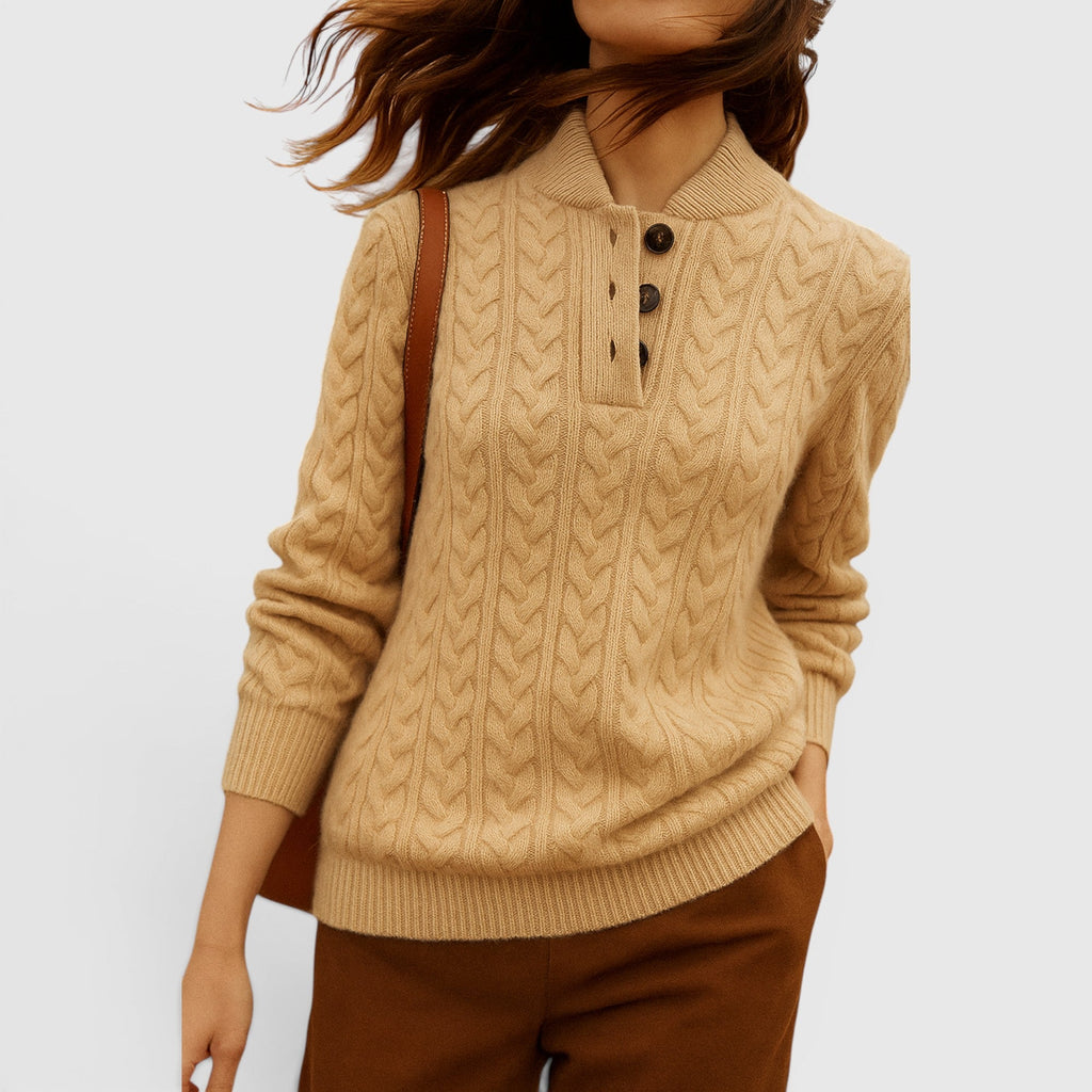 Sofia Wool Cashmere Blend Sweater