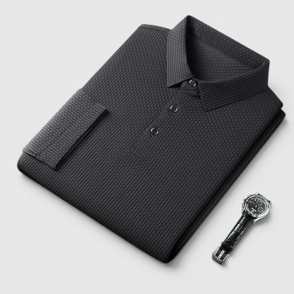 Xavier Breathable Long Sleeve Polo