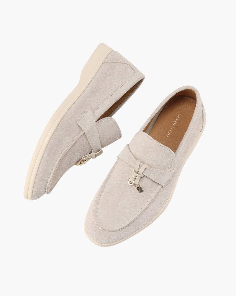 Old Money Suede Loafers color range – Mance Wear women's slip-on shoes