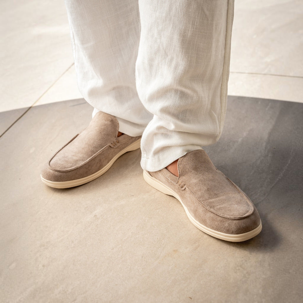 Jonah | Men's Classic Suede Loafers Supportive Insole