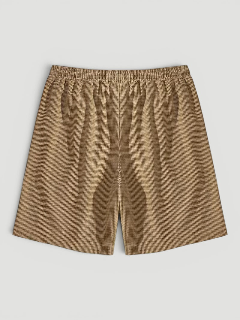 Derek | Men’s Summer Drawstring Breathable Textured Shorts