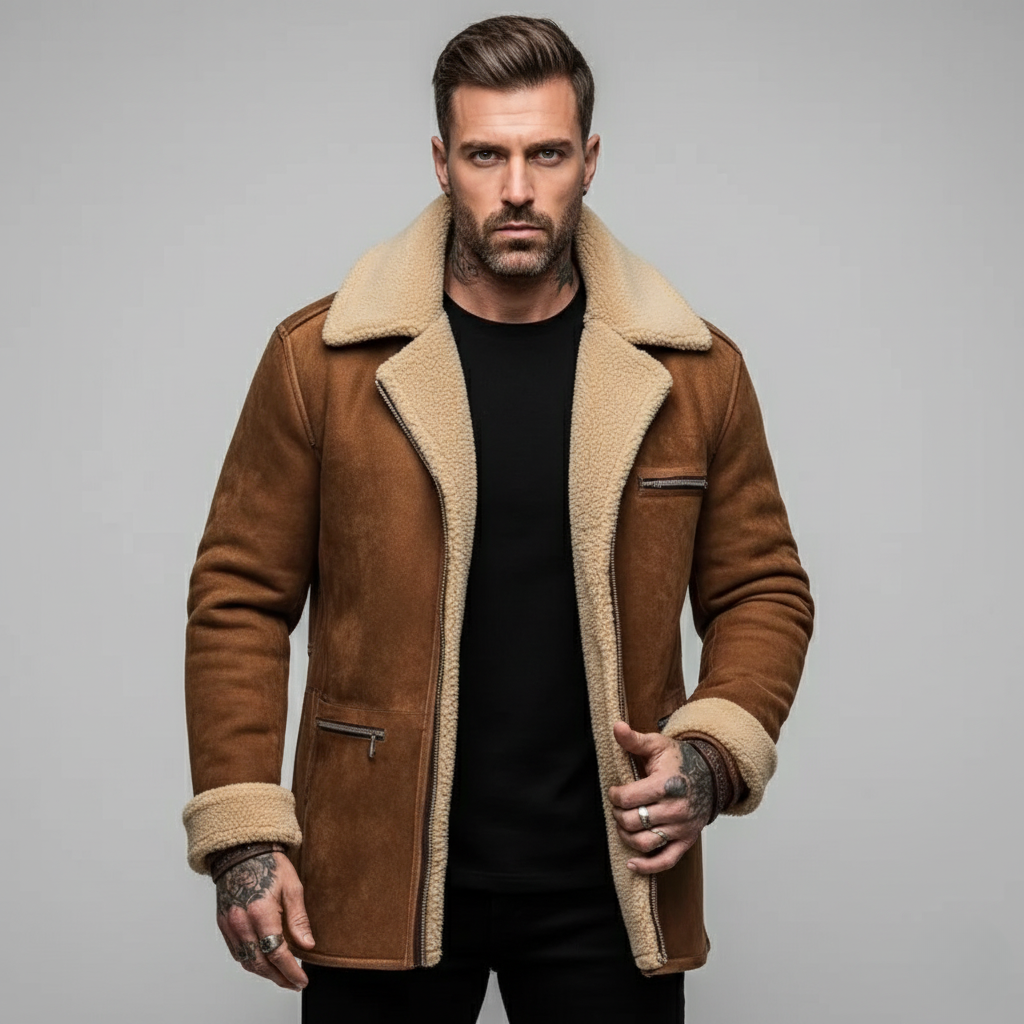 Jacket Suede Shearling Hayden