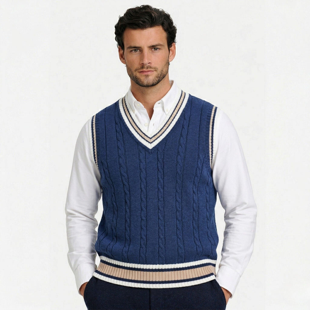 Graham Cable Knit Business Sweater