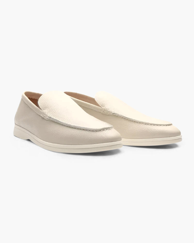 Heritage Cowhide Leather Loafers - Mance Wear Nude / UK 5
