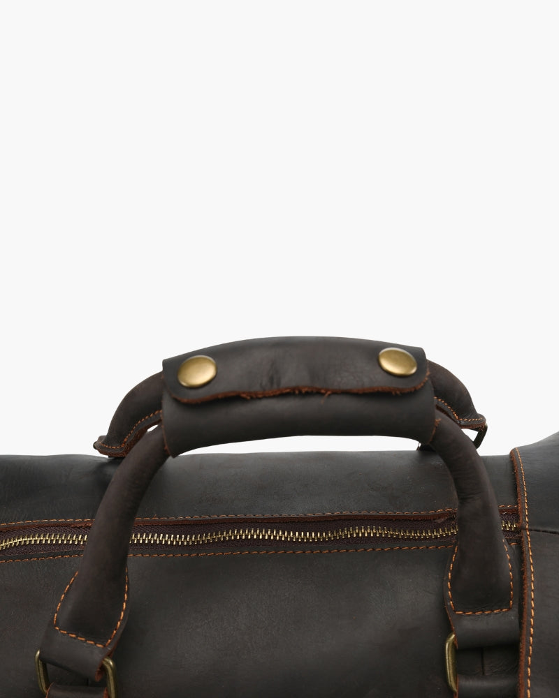 Ashford Leather Weekender - Mance Wear Brown