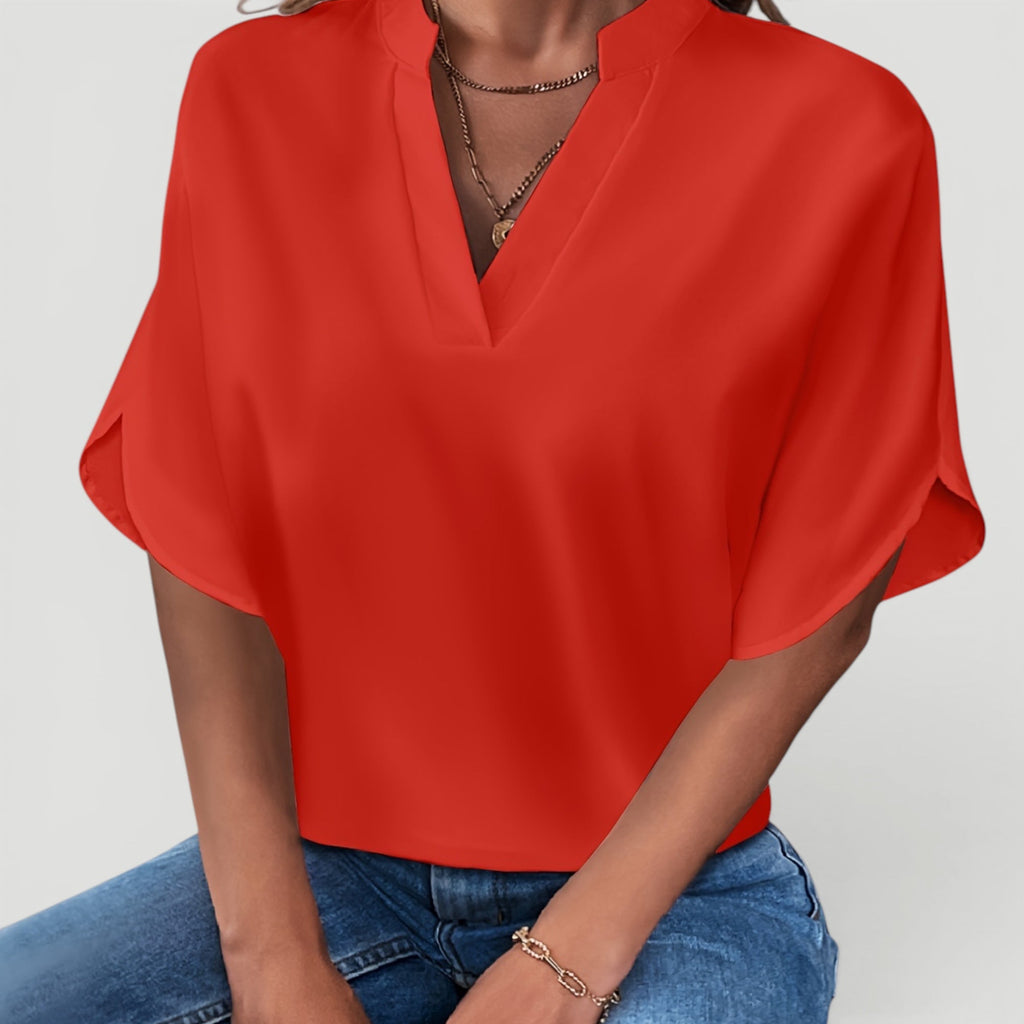 Grace | Women’s Lightweight Blouse Elegant Short Sleeve