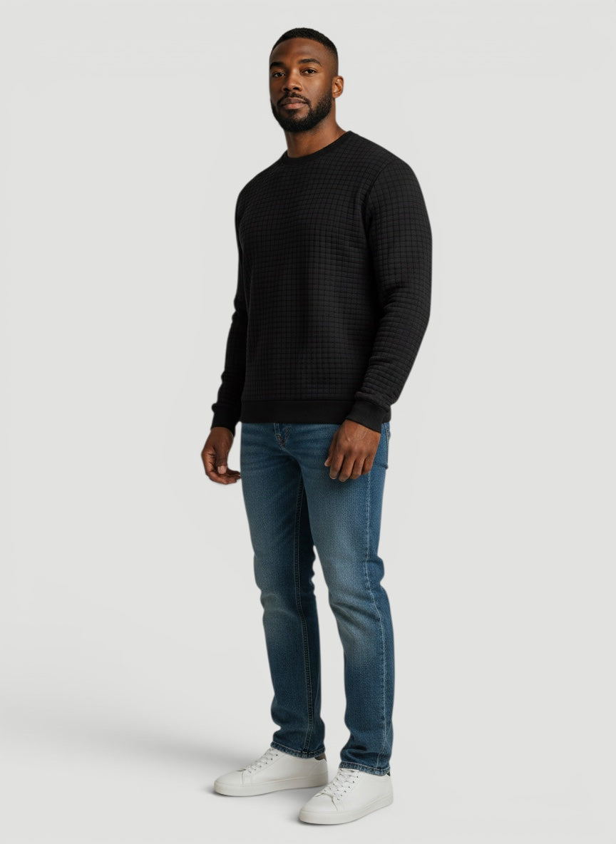 Harvey | Men’s Soft Lightweight Crew Neck Winter Sweater