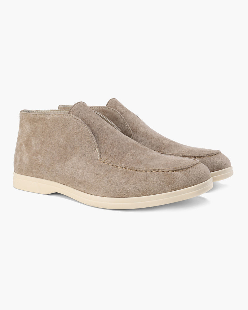Heritage Suede Mid-Cut Loafers - Mance Wear Mocha / 4