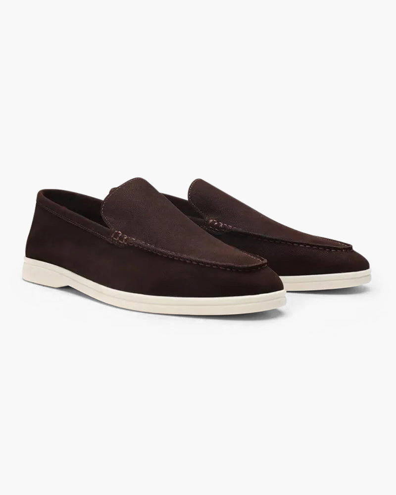 Heritage Cowhide Leather Loafers - Mance Wear Brown / UK 5
