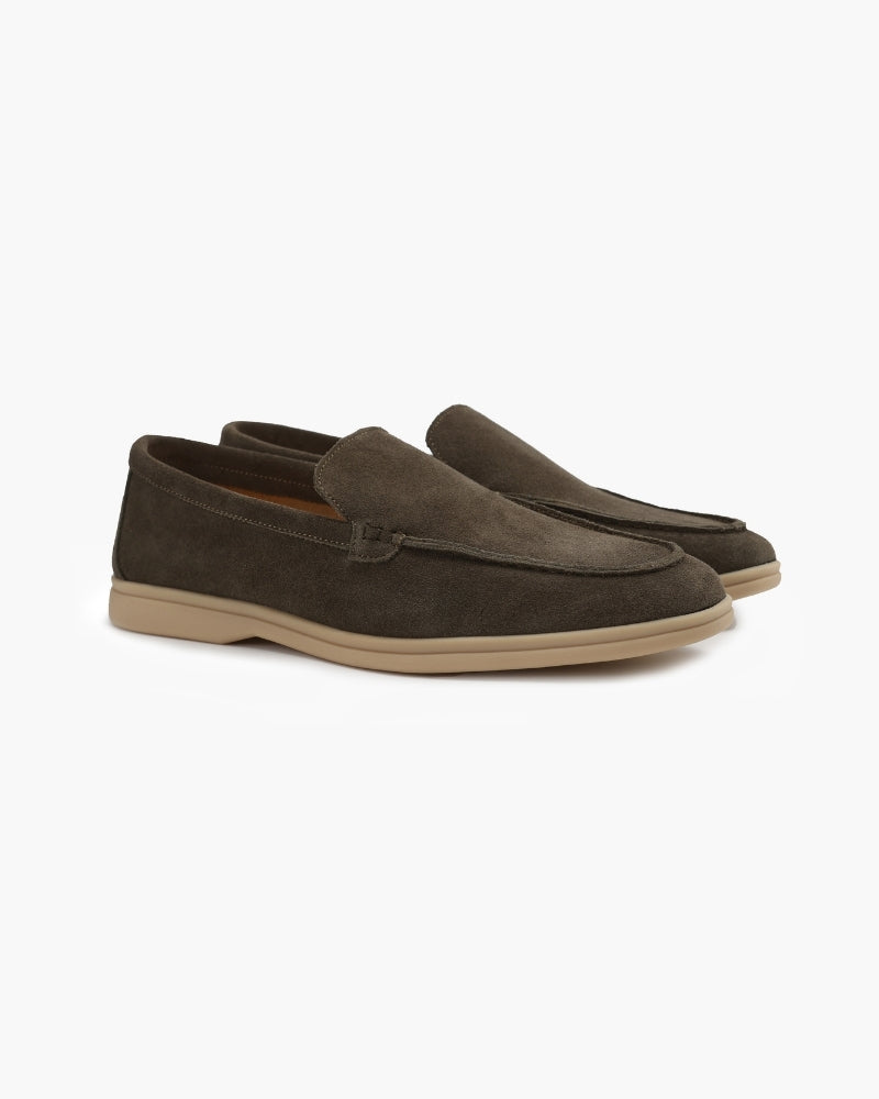 Suede Loafers - Mance Wear Brown / 4