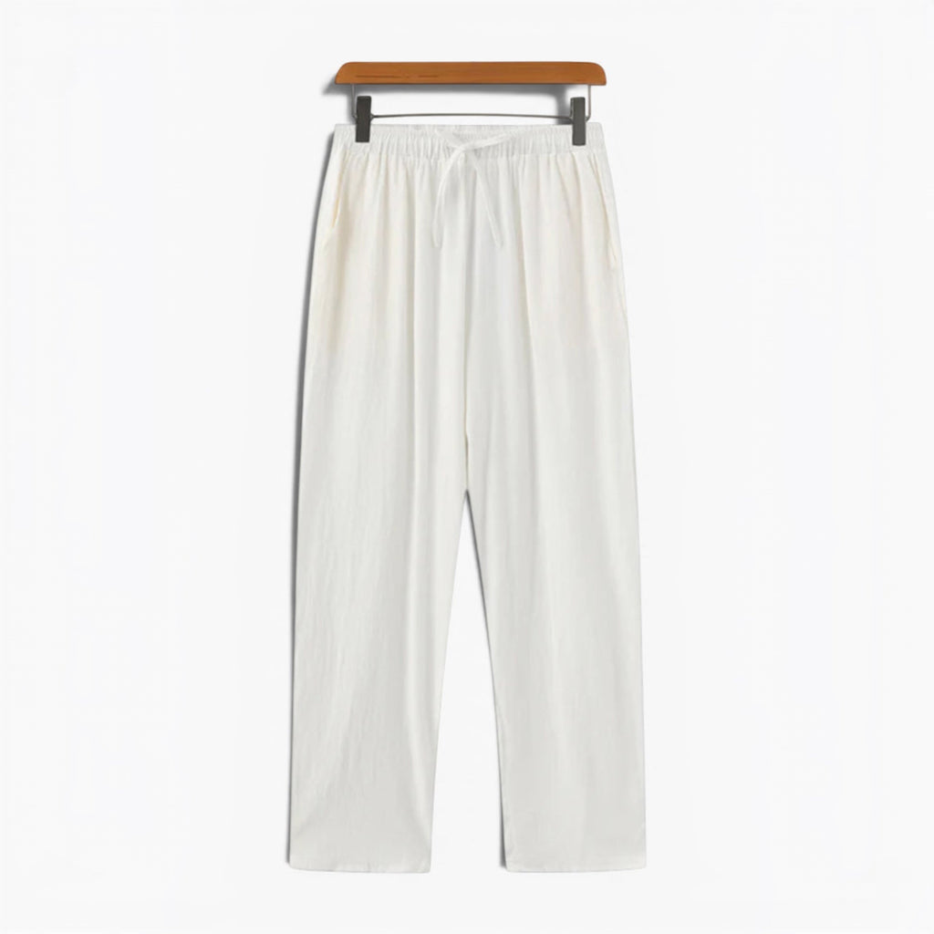 Nicholas | Men's Linen Trousers Breathable Summer Wear