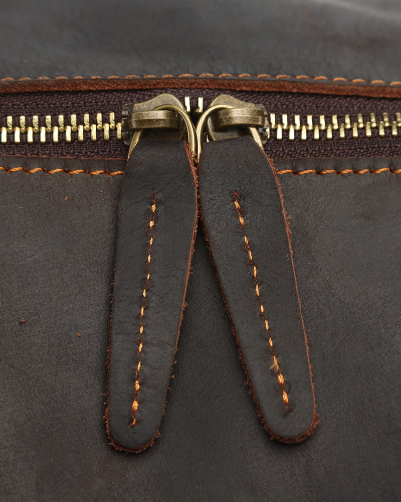Ashford Leather Weekender - Mance Wear Brown