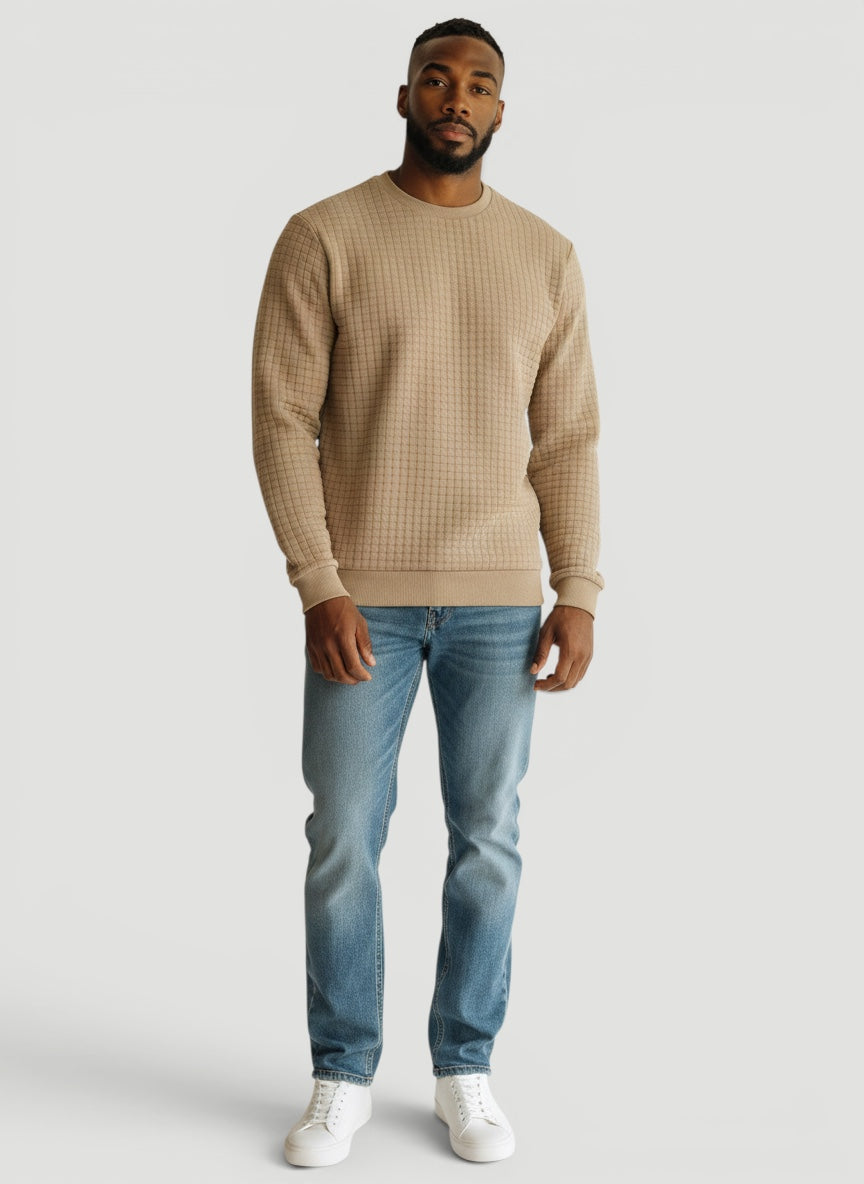 Harvey | Men’s Soft Lightweight Crew Neck Winter Sweater