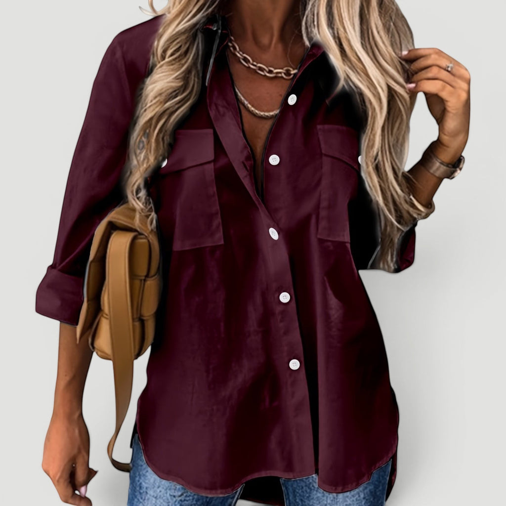 Ivy | Women’s Button Blouse Comfortable Daily Wear