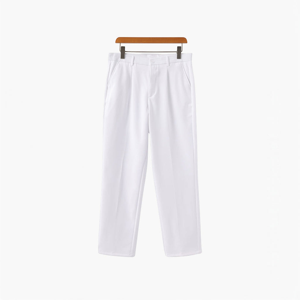 Ryan Cotton Blend Relaxed Fit Trousers