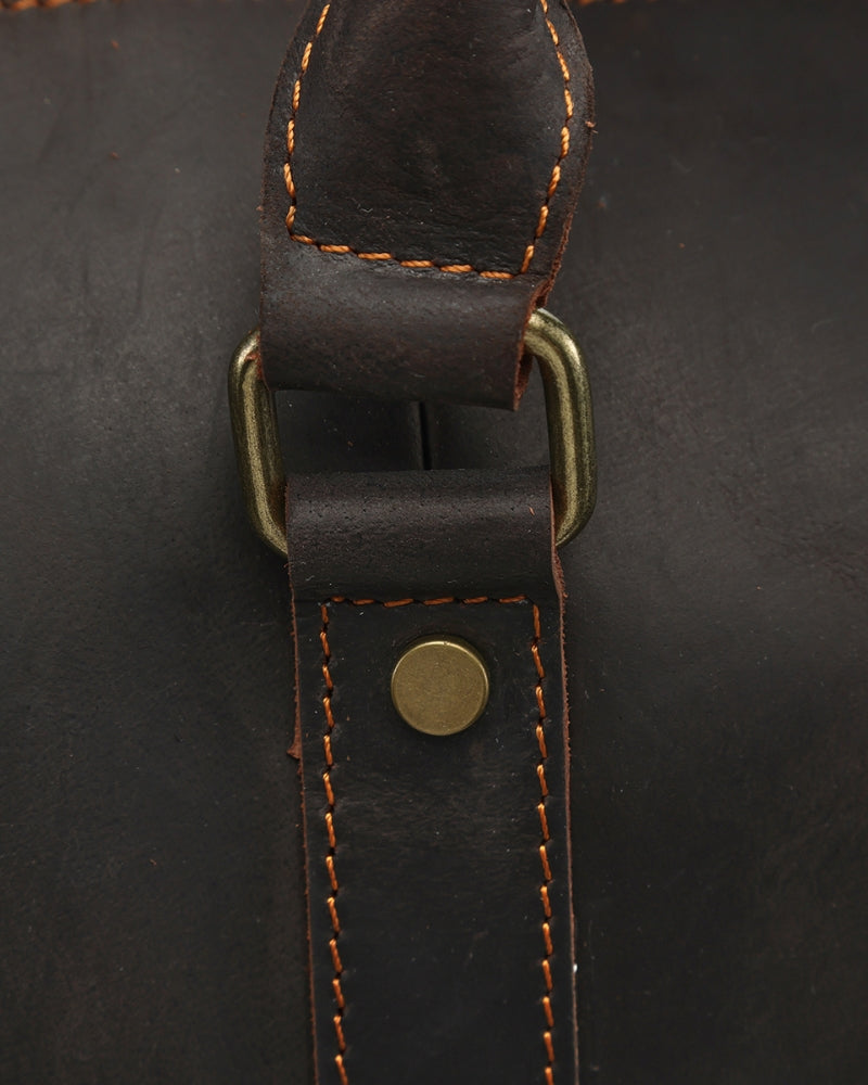 Ashford Leather Weekender - Mance Wear Brown