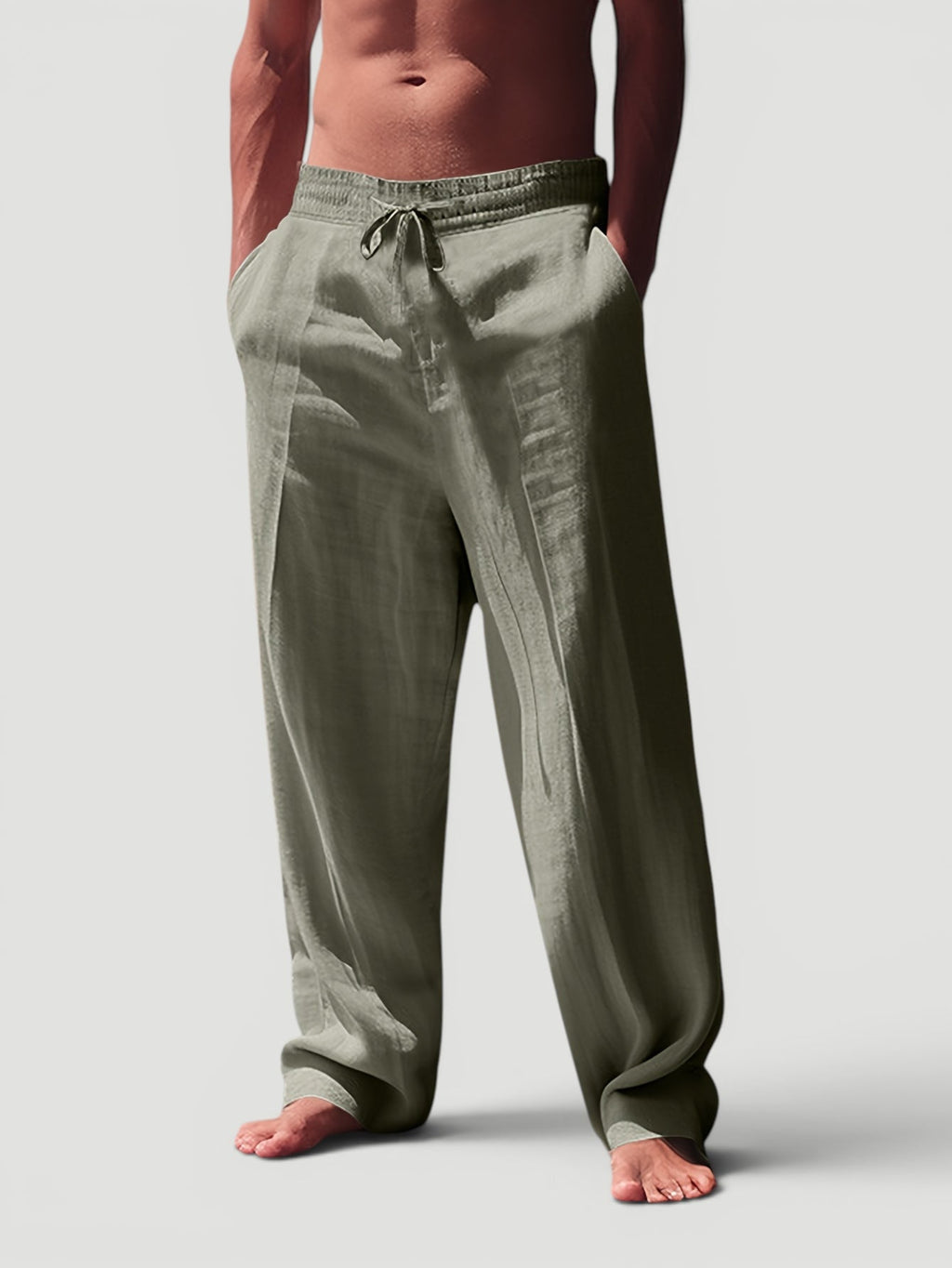 Wesley | Men’s Breathable Everyday Linen Trousers