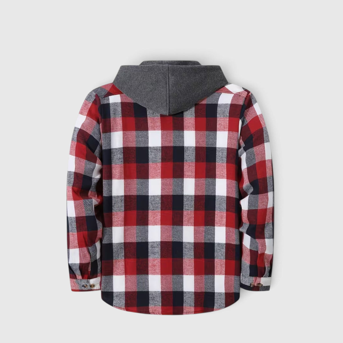 Nicholas Hooded Flannel Shirt Jacket