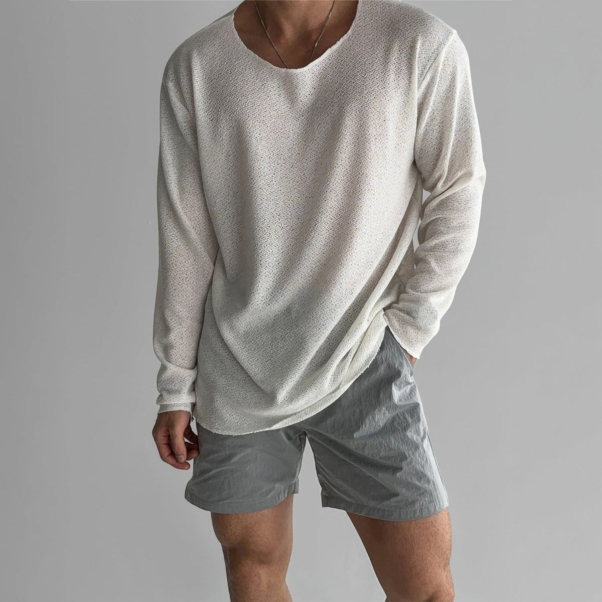 James Crew Neck Long Sleeve T-Shirt