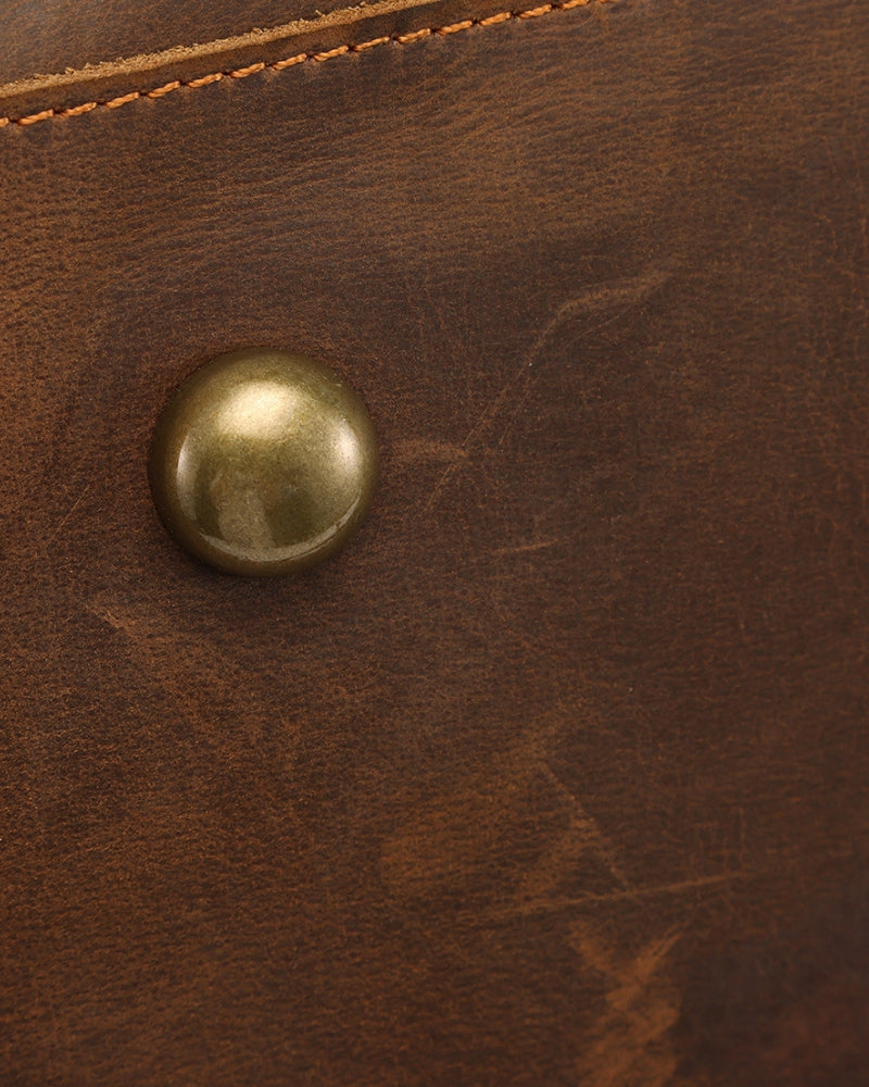 Ashford Leather Weekender - Mance Wear Brown