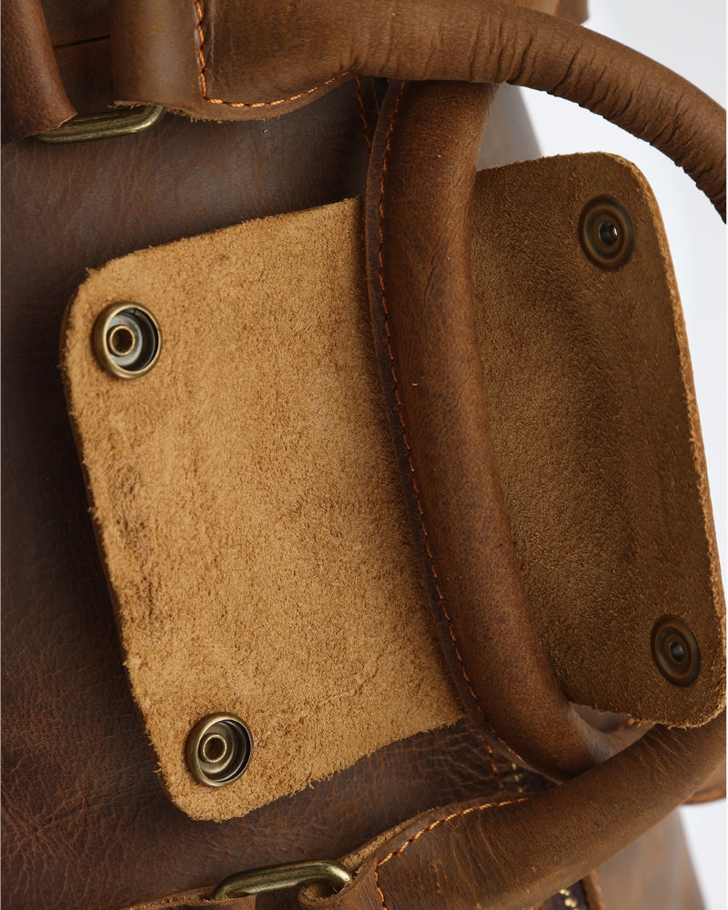 Ashford Leather Weekender - Mance Wear Brown