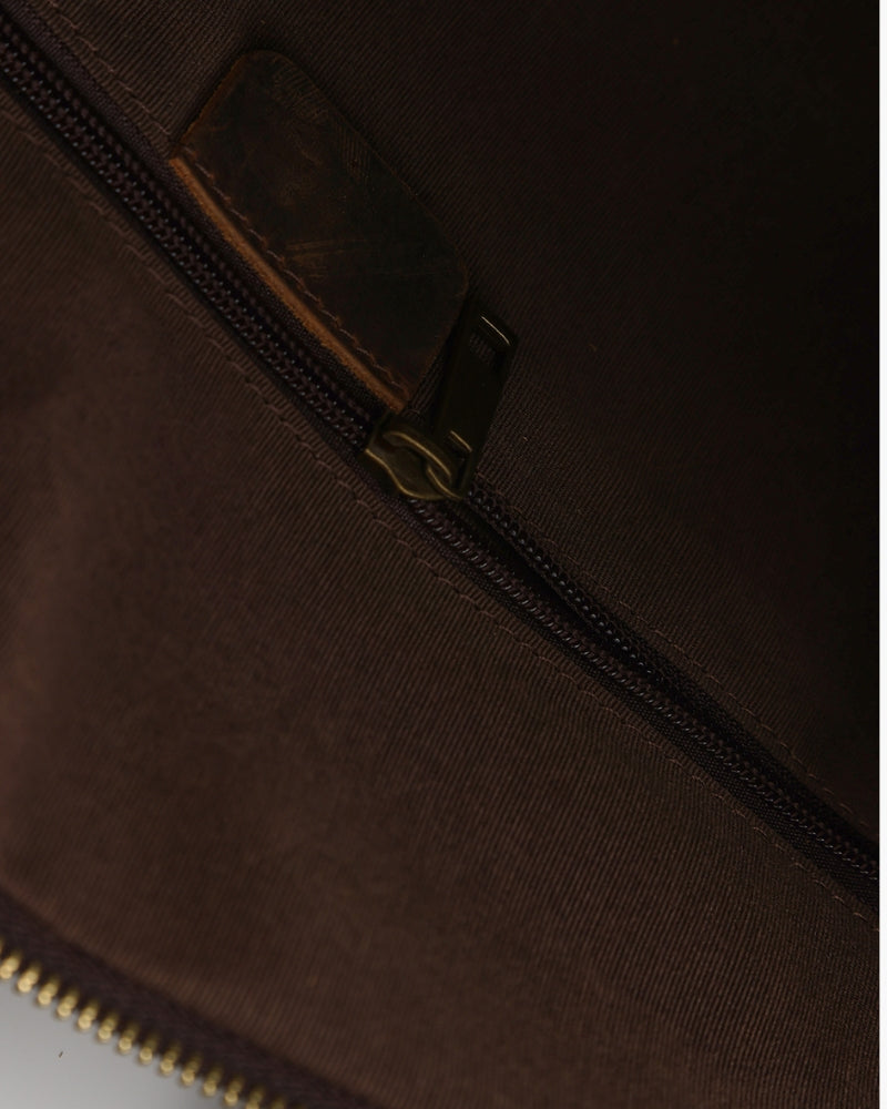 Ashford Leather Weekender - Mance Wear Brown