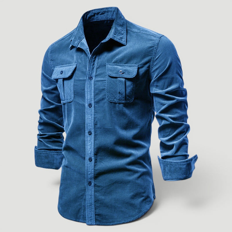 James Button-Up Corduroy Shirt