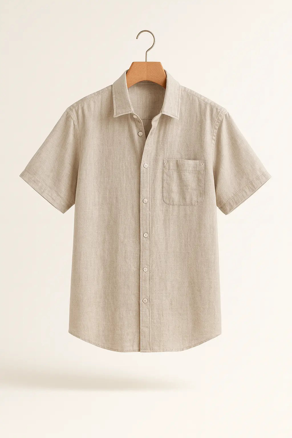 Essential Linen-Blend Short Sleeve Shirt