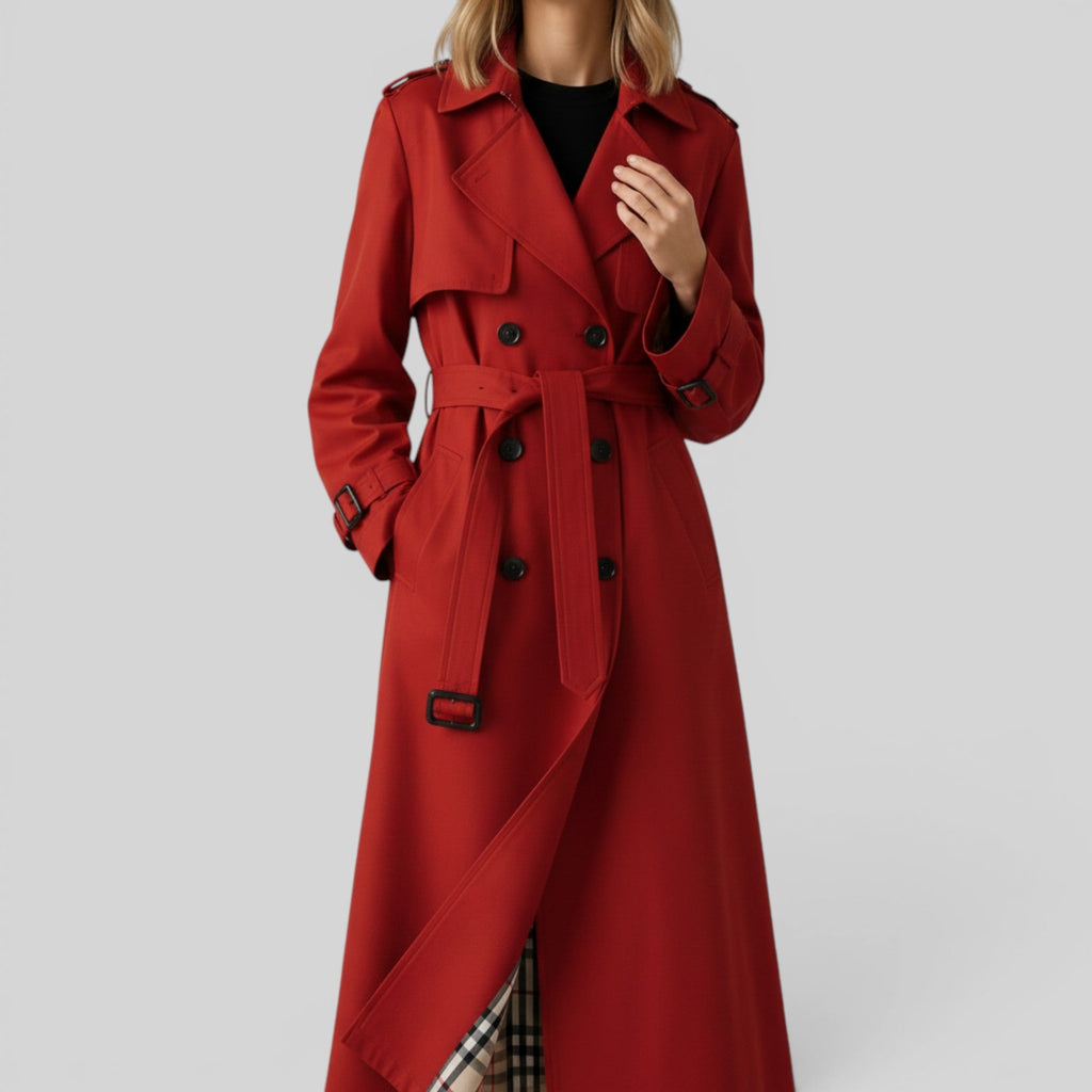 Roisin Belted Longline Trench Coat