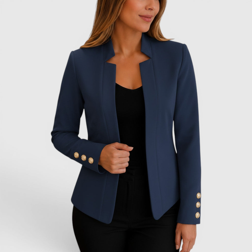 Celia Button Front Blazer Vest