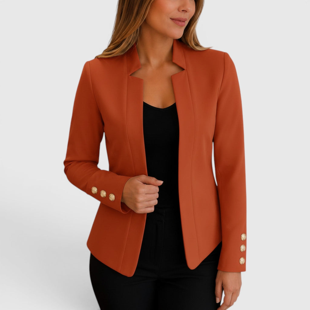Celia Button Front Blazer Vest
