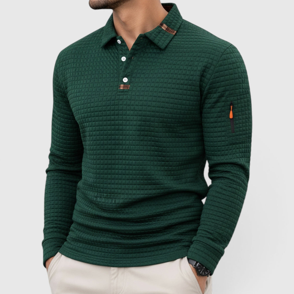 Oliver Long Sleeve Linen Pullover Shirt