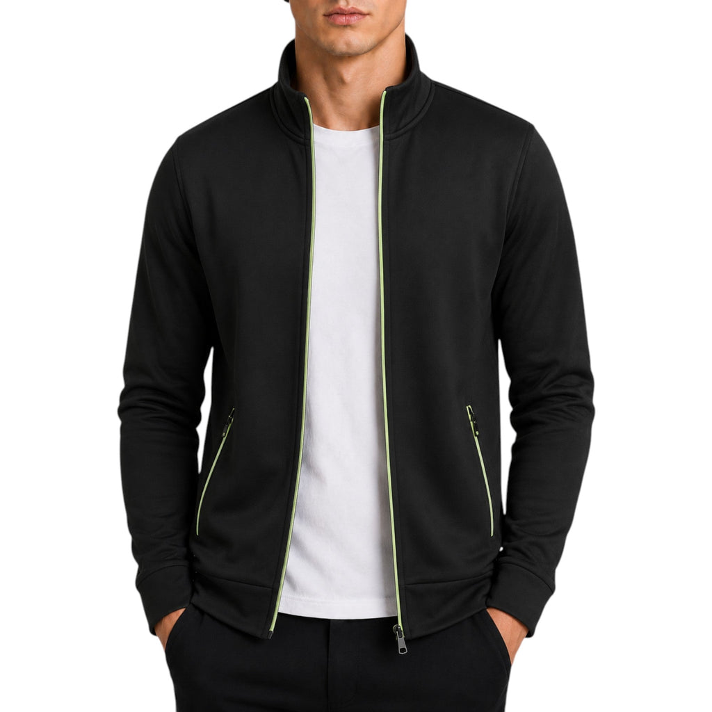 Aaron High Neck Knit Pullover Sweater