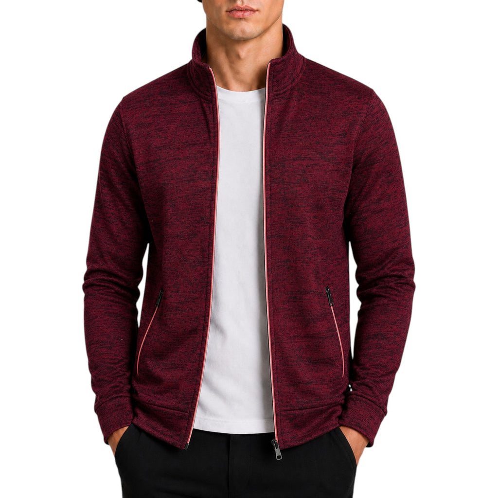 Aaron High Neck Knit Pullover Sweater