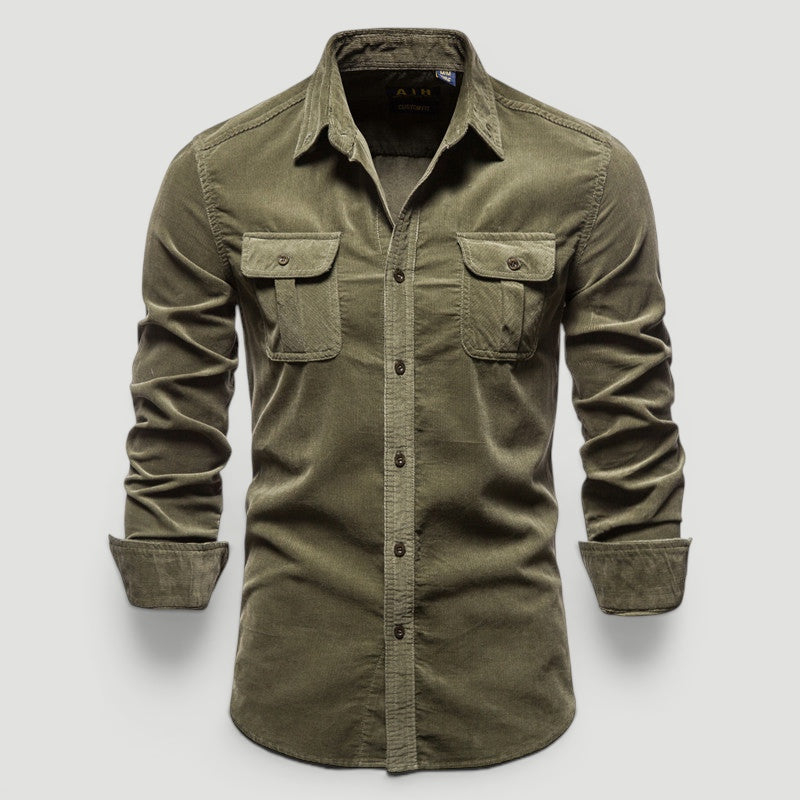 James Button-Up Corduroy Shirt