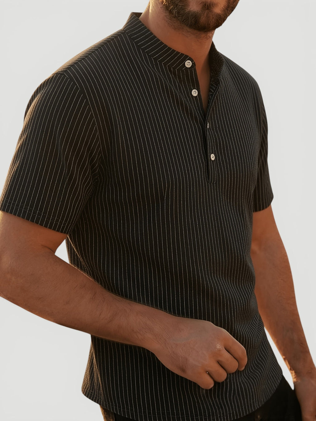 Nathan | Men’s Breathable Linen Shirt Relaxed Summer