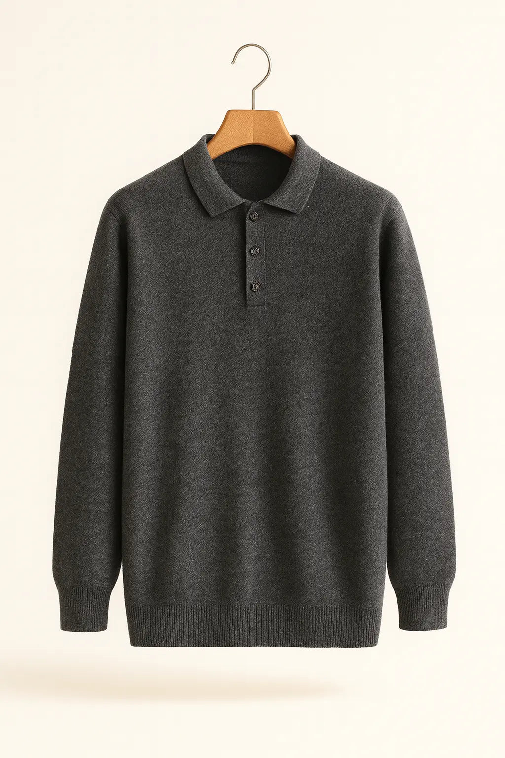 Heritage Knit Polo Sweater