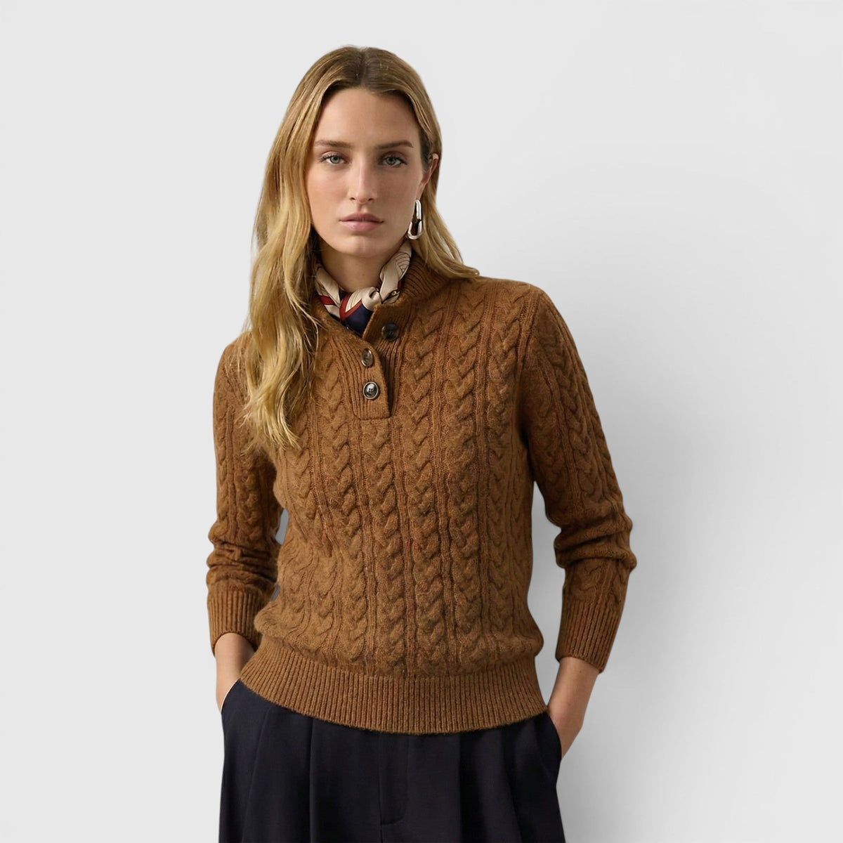 Sofia Wool Cashmere Blend Sweater