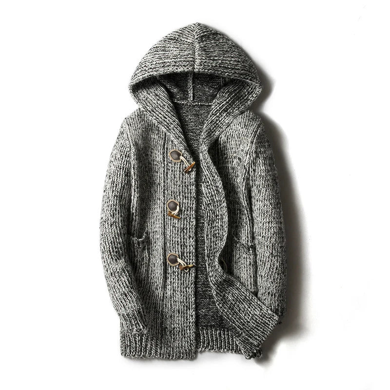 Cardigan Hooded Wool Nord