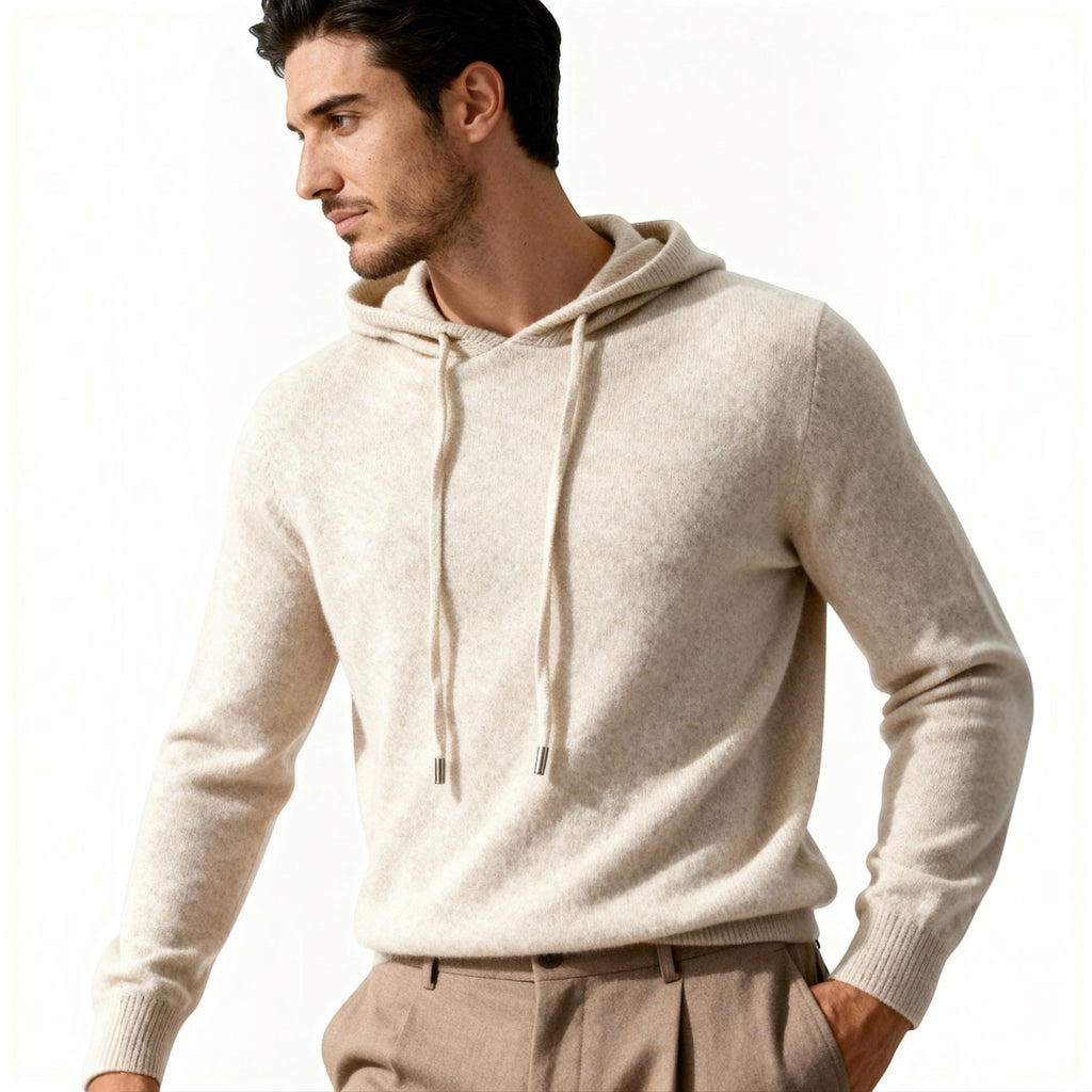 Marcus Lightweight Cashmere Hoodie