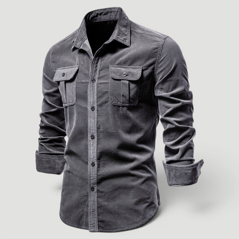 James Button-Up Corduroy Shirt