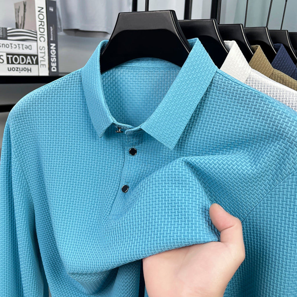 Xavier Breathable Long Sleeve Polo