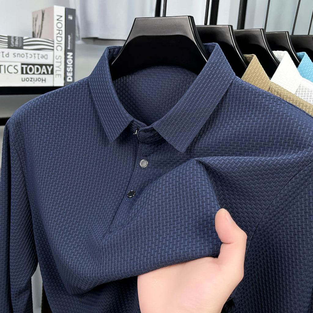 Xavier Breathable Long Sleeve Polo